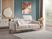 Lugano Convertible Loveseat in Dark Grey - 200-ELIF-LUG-A226-2