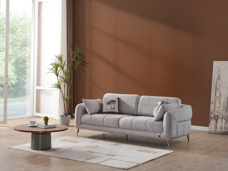 Lugano Convertible Loveseat in Dark Grey - 200-ELIF-LUG-A226-2