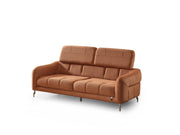 Lugano Convertible Loveseat in Dark Grey - 200-ELIF-LUG-A226-2