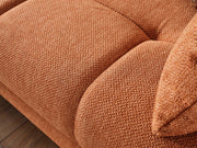 Lugano Convertible Loveseat in Dark Grey - 200-ELIF-LUG-A226-2