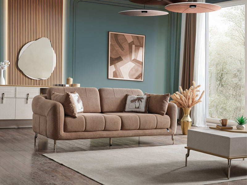 Lugano Convertible Loveseat in Dark Grey - 200-ELIF-LUG-A226-2