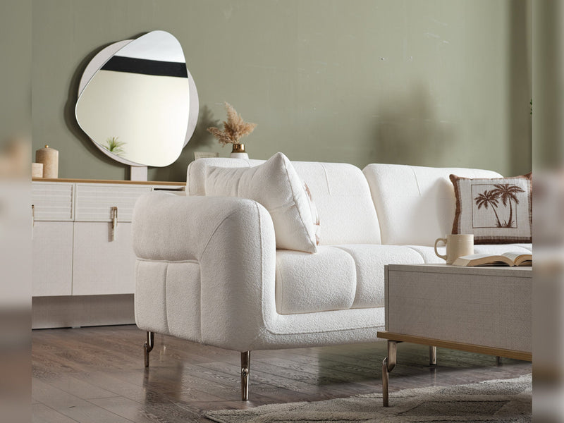 Lugano Convertible Loveseat in Dark Grey - 200-ELIF-LUG-A226-2