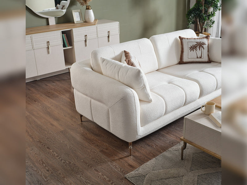 Lugano Convertible Loveseat in Dark Grey - 200-ELIF-LUG-A226-2