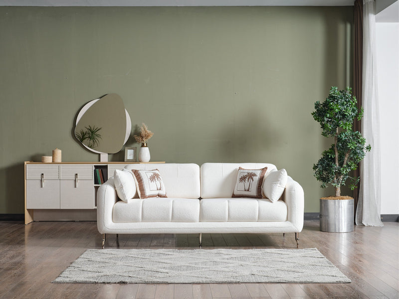 Lugano Convertible Loveseat in Dark Grey - 200-ELIF-LUG-A226-2