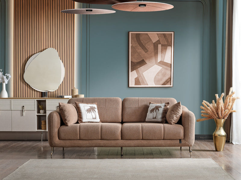 Lugano Convertible Loveseat in Dark Grey - 200-ELIF-LUG-A226-2