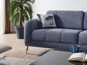 Lugano Convertible Loveseat in Dark Grey - 200-ELIF-LUG-A226-2