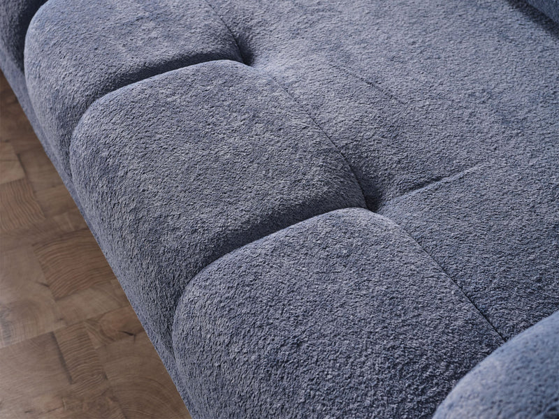 Lugano Convertible Loveseat in Dark Grey - 200-ELIF-LUG-A226-2
