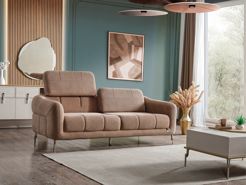 Lugano Convertible Loveseat in Dark Grey - 200-ELIF-LUG-A226-2