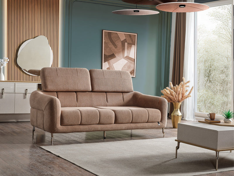 Lugano Convertible Loveseat in Dark Grey - 200-ELIF-LUG-A226-2