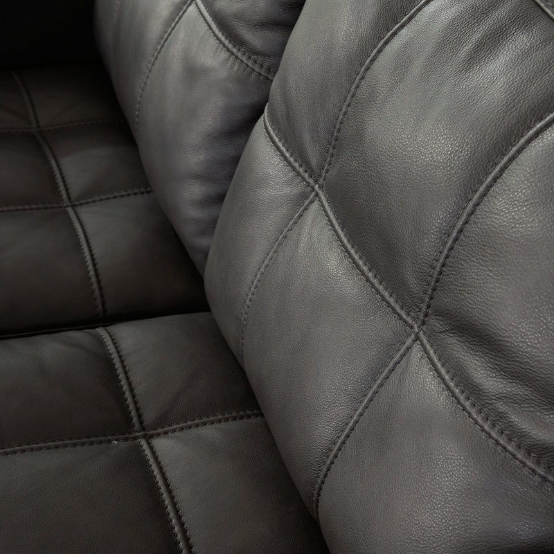 Luigi Sofa, Loveseat, Chair and Ottoman in Thunder - PKG015460