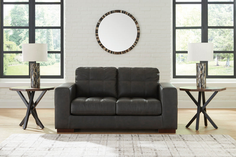 Luigi Thunder Leather Living Room Set - Gate FurnitureLiving Room Set