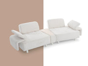Luma 4-pieces (Sofa & Module Sofa & 2 Chair) Livingroom in Cream - Brown - 200-ELI-LUM-TRNT-06-TRNT-10-3311
