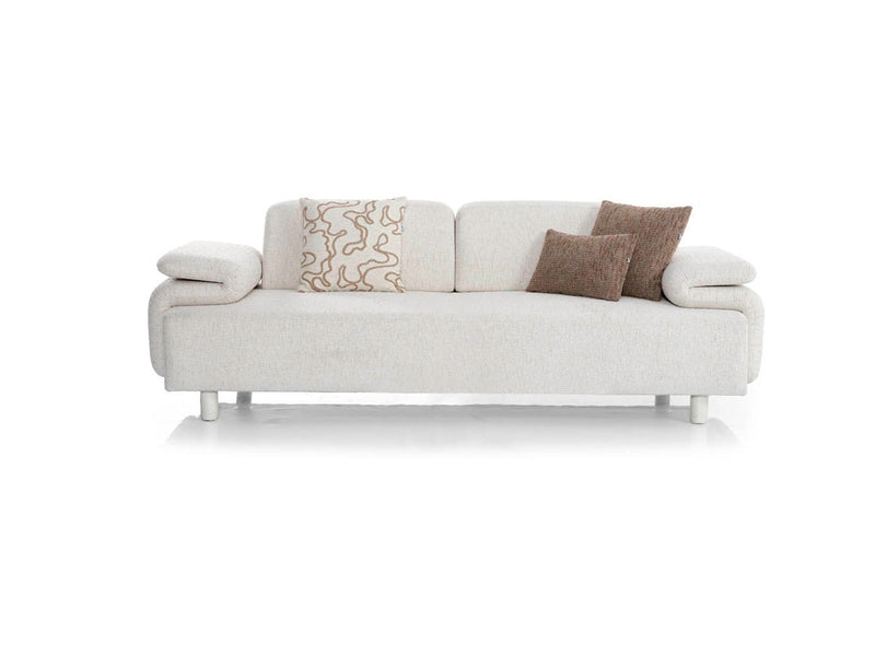 Luma Convertible Sofa in Cream - 200-ELI-LUM-TRNT-06-3