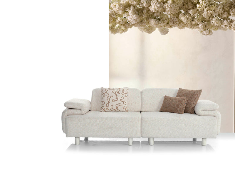 Luma Convertible Sofa in Cream - 200-ELI-LUM-TRNT-06-3