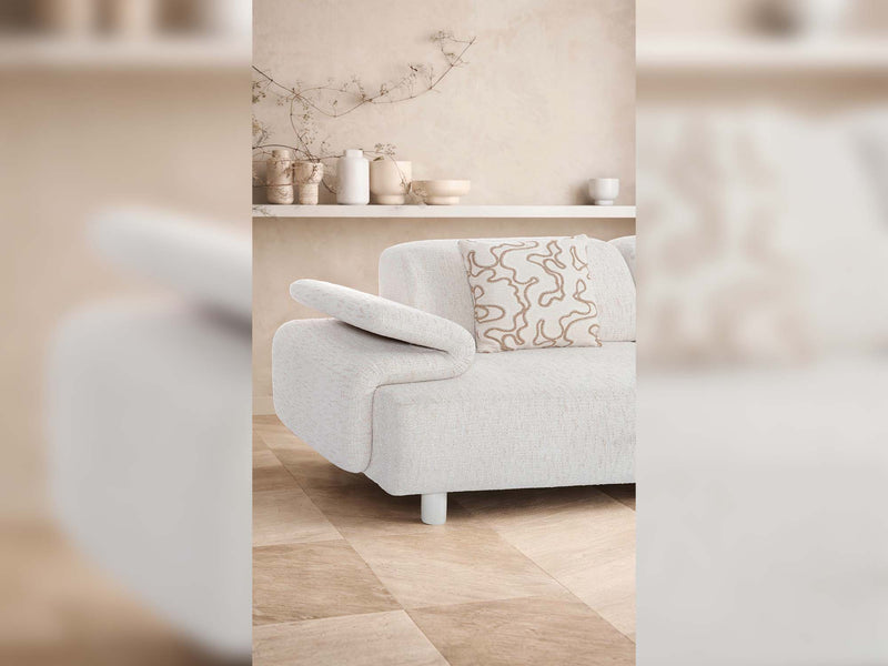Luma Convertible Sofa in Cream - 200-ELI-LUM-TRNT-06-3