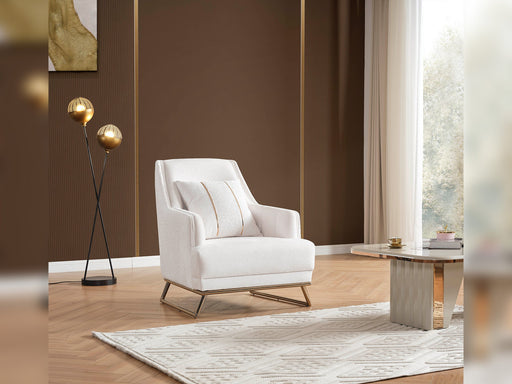 Lumina Chair in White - 200-ELIF-LUM-A544-B