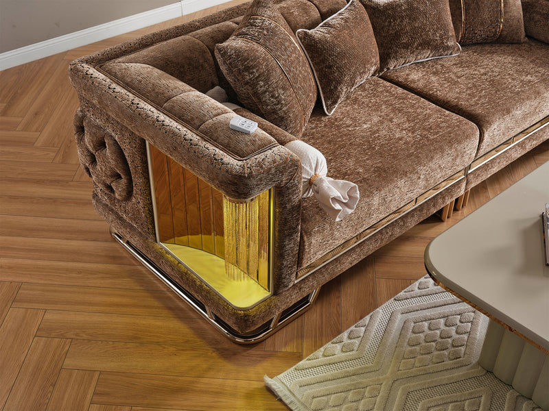 Lumina Stationay Sofa in Beige - 200-ELIF-LUM-A540-3