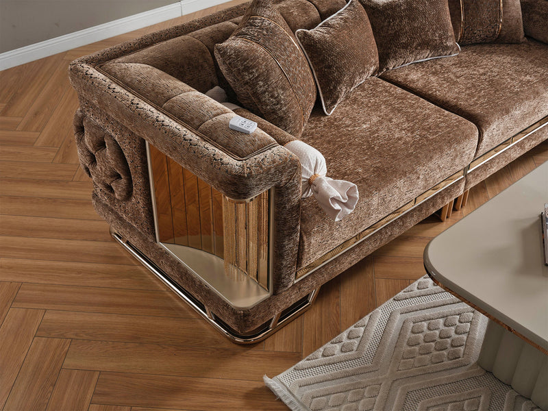 Lumina Stationay Sofa in Beige - 200-ELIF-LUM-A540-3