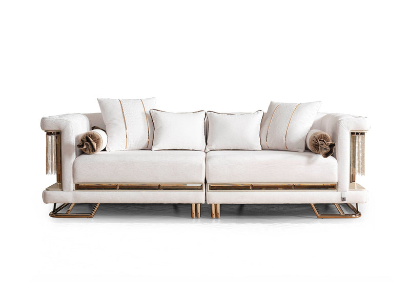 Lumina Stationay Sofa in White - 200-ELIF-LUM-A544-3