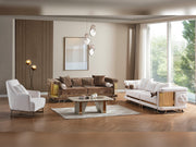Lumina Stationay Sofa in White - 200-ELIF-LUM-A544-3