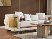 Lumina Stationay Sofa in White - 200-ELIF-LUM-A544-3