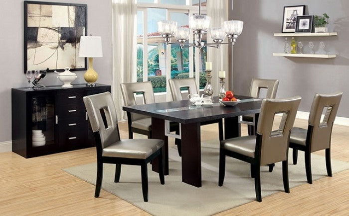 Luminar Black Dining Table - CM3559T