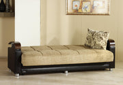 Luna Love Seat (Fulya Brown) 2 Pieces - Gate FurnitureLoveseat