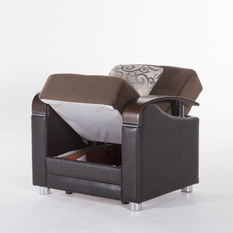 Luna Love Seat (Naomi Brown) 2 Pieces - Gate FurnitureLoveseat
