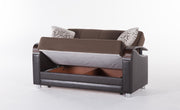 Luna Love Seat (Naomi Brown) 2 Pieces - Gate FurnitureLoveseat
