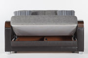 Luna Love Seat Sleeper (Fulya Gray) 2 Pieces - Gate FurnitureLoveseat