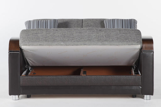 Luna Love Seat Sleeper (Fulya Gray) 2 Pieces - Gate FurnitureLoveseat