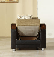 Luna Sleeper (Fulya Brown) Living Room Set - Gate FurnitureLiving Room Set