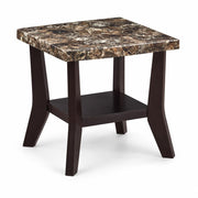 Lungo - 3PC Brown Coffee Table Set, Coffee Table and 2 End Tables - T452-3PC-Set