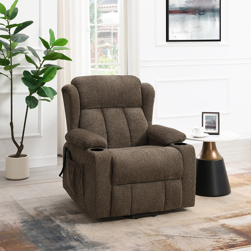Lusio Power Motion Recliner w/Lift & Cup Holder - LV02833