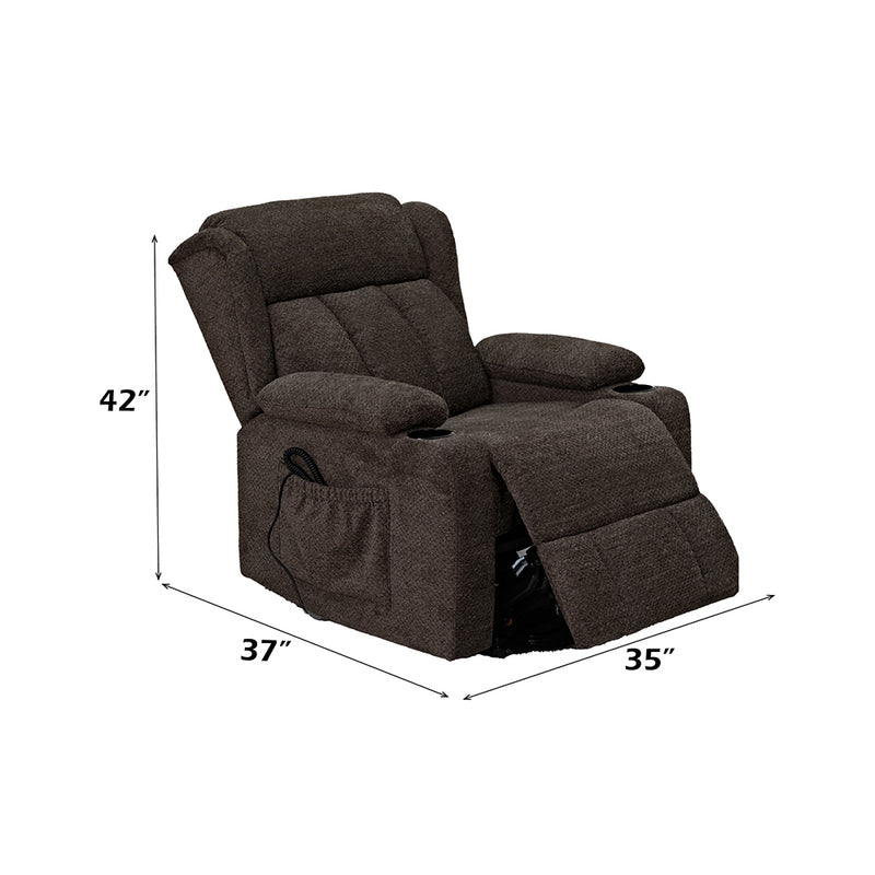 Lusio Power Motion Recliner w/Lift & Cup Holder - LV02833