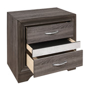 Luster Gray Upholstered Storage Platform Bedroom Set - Gate FurnitureBedroom Set