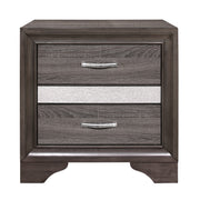 Luster Gray Upholstered Storage Platform Bedroom Set - Gate FurnitureBedroom Set