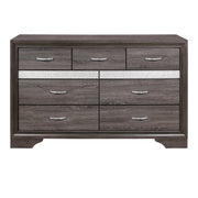 Luster Gray Upholstered Storage Platform Bedroom Set - Gate FurnitureBedroom Set