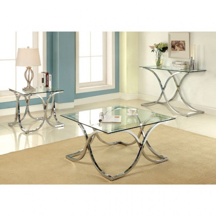 Luxa Chrome End Table - CM4233E-PK
