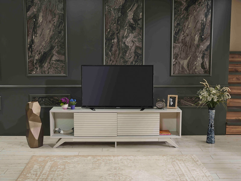 Luxia Tv Stand in Black - 720-LUX-TV-BLACK