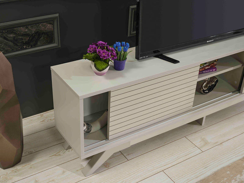 Luxia Tv Stand in Black - 720-LUX-TV-BLACK