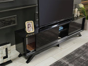 Luxia Tv Stand in Black - 720-LUX-TV-BLACK