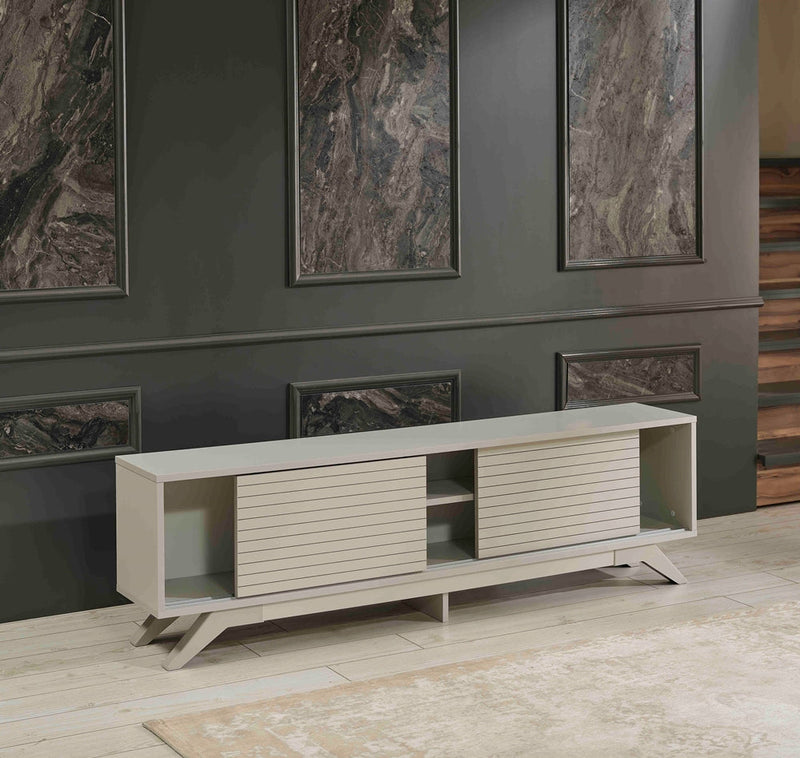 Luxia Tv Stand in Black - 720-LUX-TV-BLACK