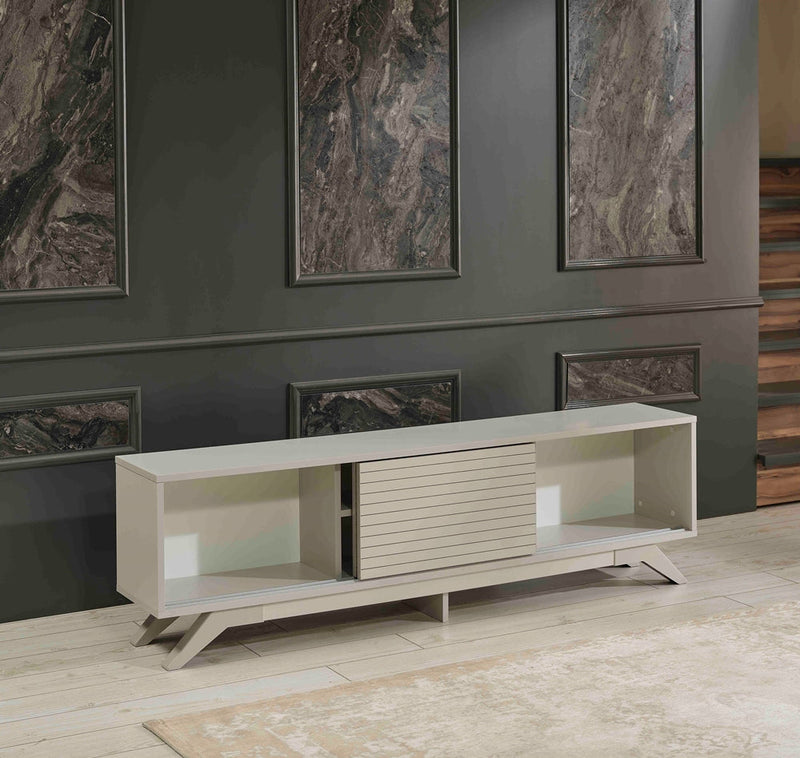 Luxia Tv Stand in Black - 720-LUX-TV-BLACK
