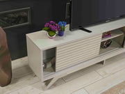 Luxia Tv Stand in Grey - 720-LUX-TV-GREY