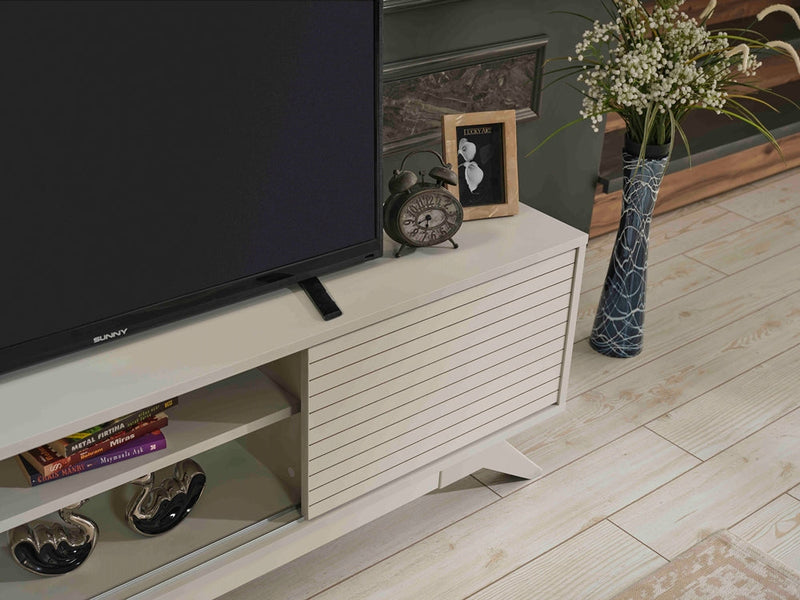 Luxia Tv Stand in Grey - 720-LUX-TV-GREY