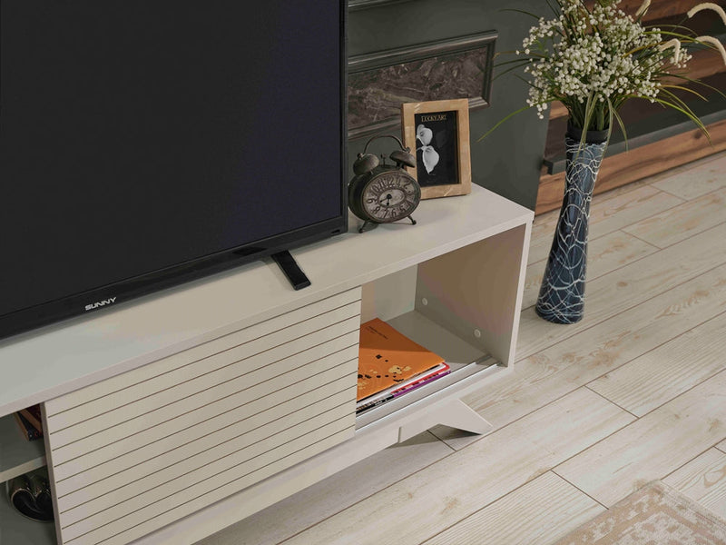 Luxia Tv Stand in Grey - 720-LUX-TV-GREY