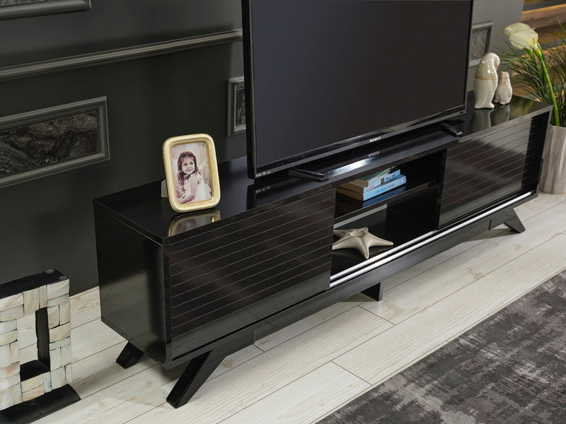 Luxia Tv Stand in Grey - 720-LUX-TV-GREY