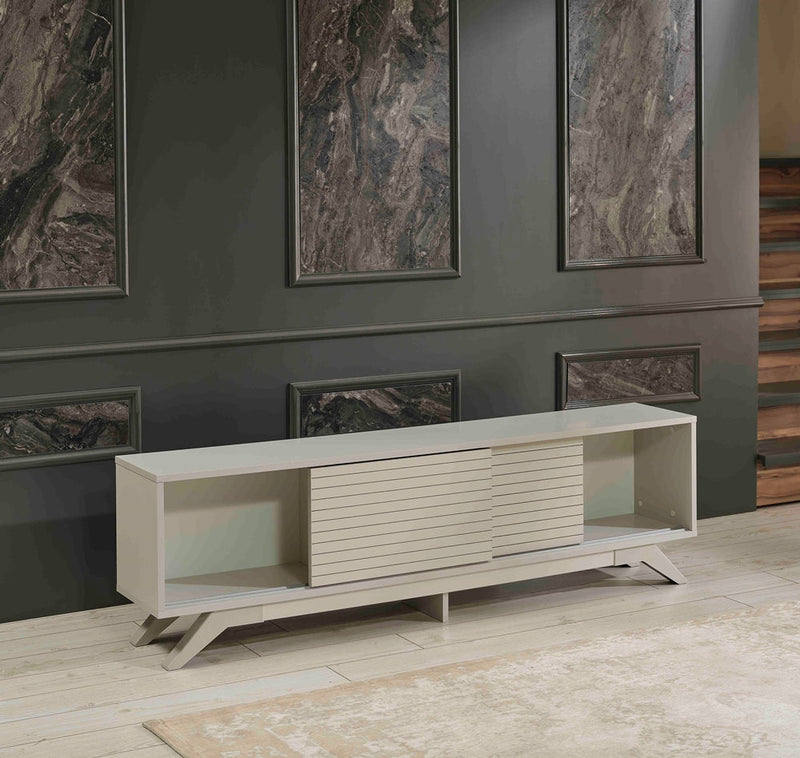 Luxia Tv Stand in Grey - 720-LUX-TV-GREY