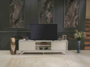 Luxia Tv Stand in Grey - 720-LUX-TV-GREY